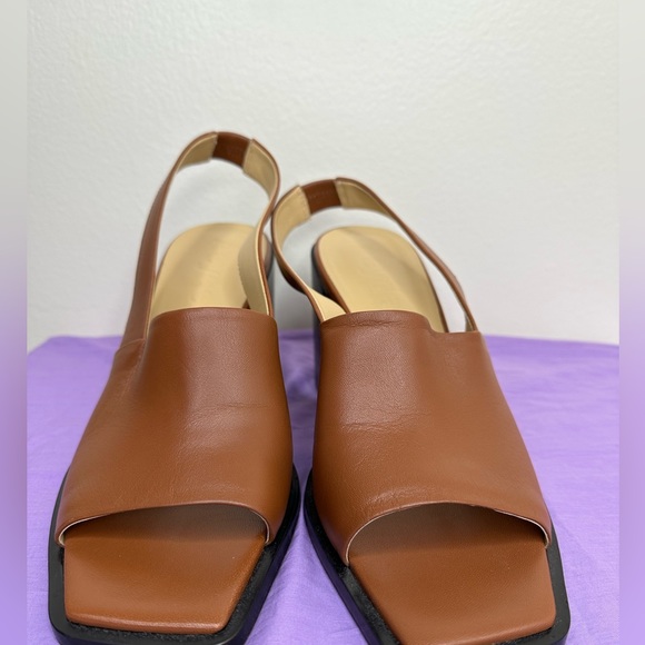 NWOB AEYDE SLING BACK ALMA CALFSKIN SANDALS - Picture 4 of 9